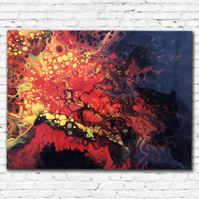 Acrylic Pour Paintings