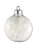 Beyond Wonderland Creations - Personalized Glass 50th Anniversary Ornament, Handcrafted & Unique 50th Anniversary Gifts (None, Plain Back, White Feathers)