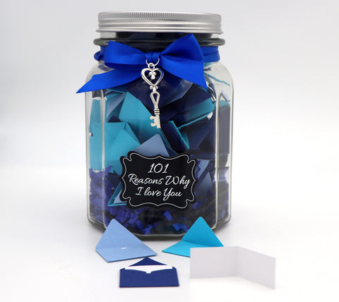 Personalized 101 Reasons Why I Love You Jar