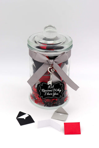 Personalized 101 Reasons Why I Love You Jar
