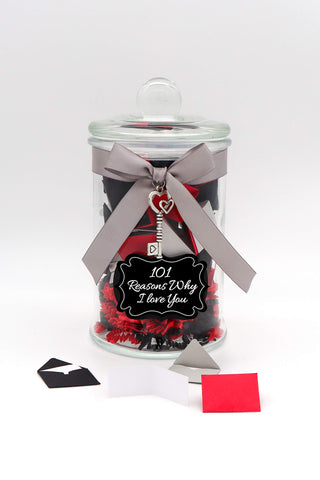 Personalized 101 Reasons Why I Love You Jar