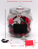 Personalized Handcrafted 52 Reasons Why I Love You Jar (Glass): Sentimental Gifts for Boyfriend or Love Gifts for Girlfriend and Cute Couple Things for Him and Her