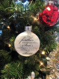 Personalized Memorial Ornament - Unending Love Saying